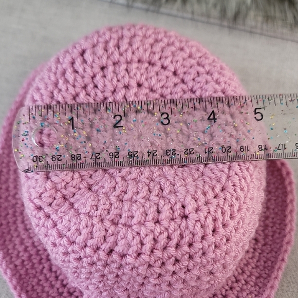 Chic Pink Crochet Bucket Hat - Picture 11 of 11